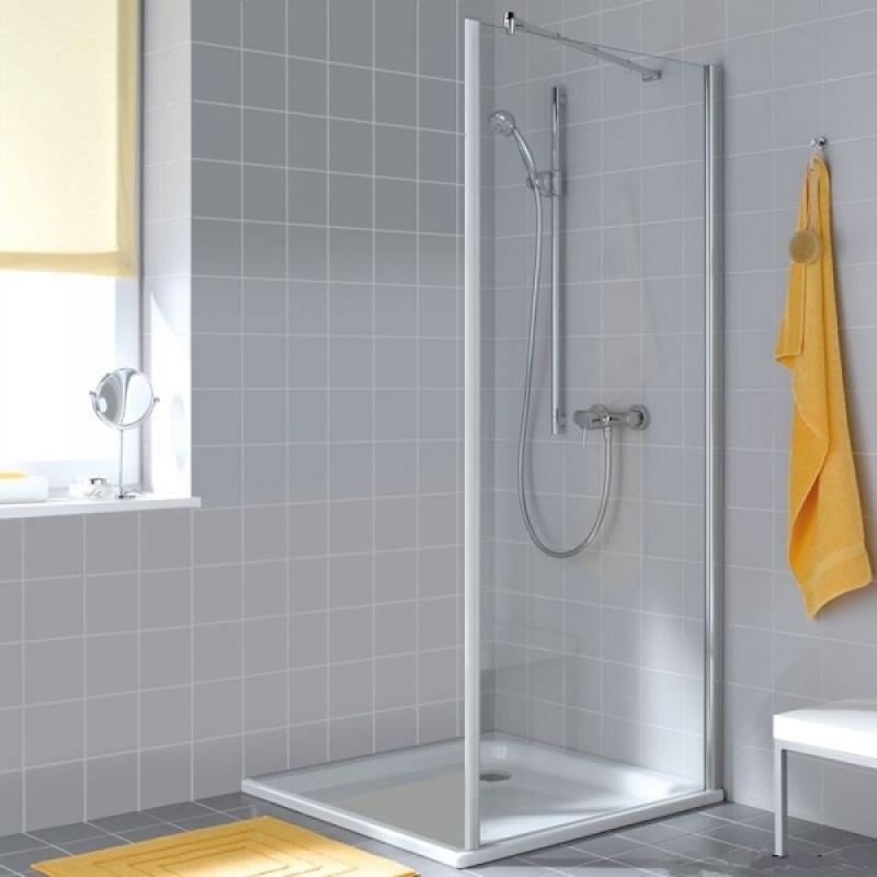 Cтекло закаленное 6 мм 700*1882 прозрачное 6отв. NOVO