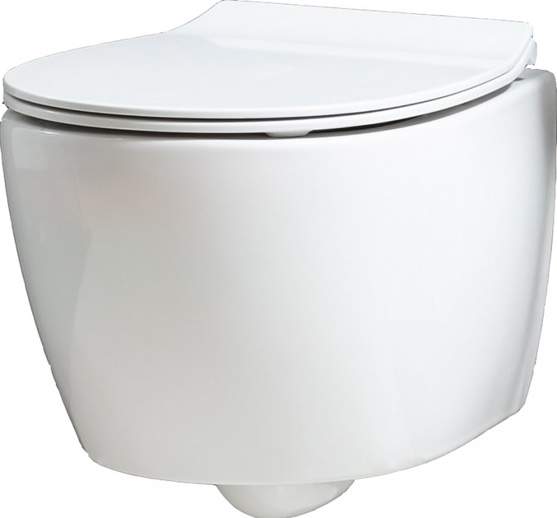 Унитаз подвесной, 4.11004.20 FANTASY, rimless, без сиденья, 510x363мм, белый (269463)