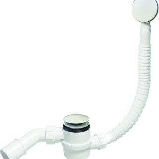 Сифон ПОЛУАВТОМАТ McALPINE MRB11-WH (белый)