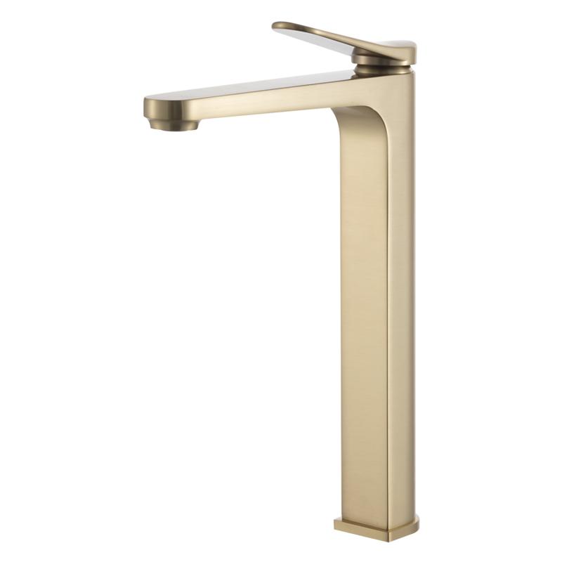 Смес д/раковины высокий (35mm.) золото сатин *8 G1010-23