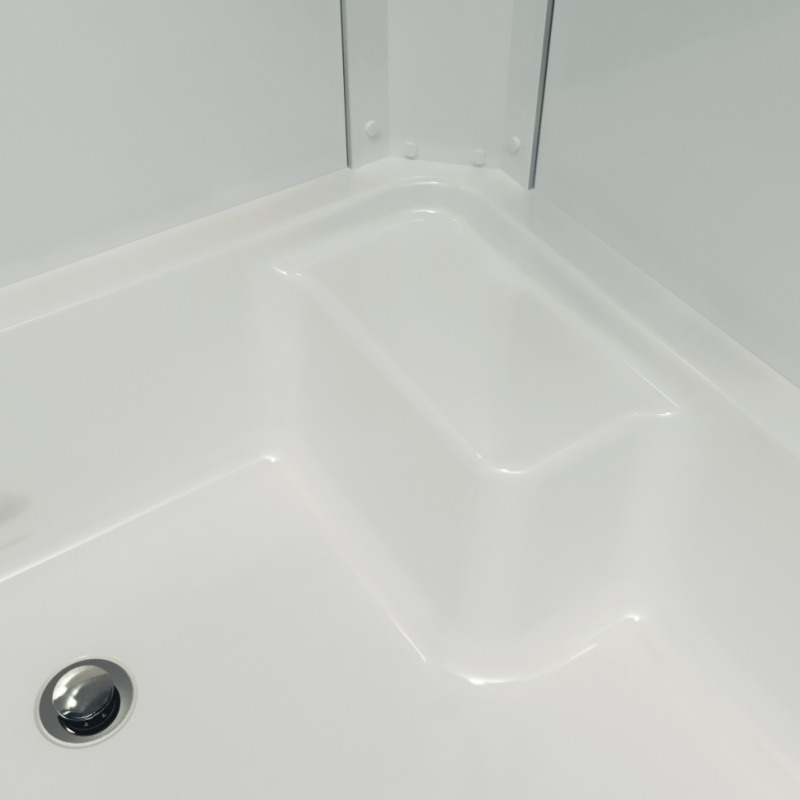 ДК Коралл 120*80 А лев., низ. подд., (6 мест+ сифон D90)