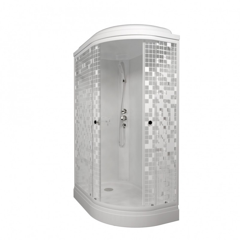 ДК Коралл 120*80 А лев., низ. подд., (6 мест+ сифон D90)