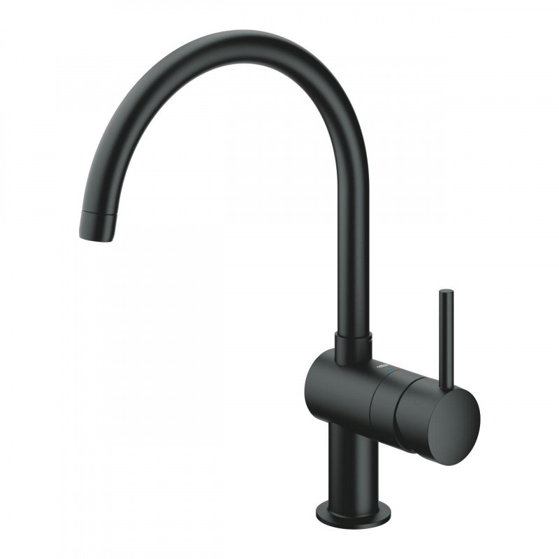 Смеситель для кухни GROHE MINTA 32917KS0 (черный, L-22,3 H-23,1)