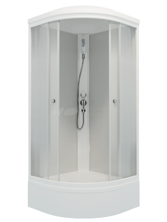 Душевая кабина Лайт, 90х90 В с полочкой (средний поддон) Triton