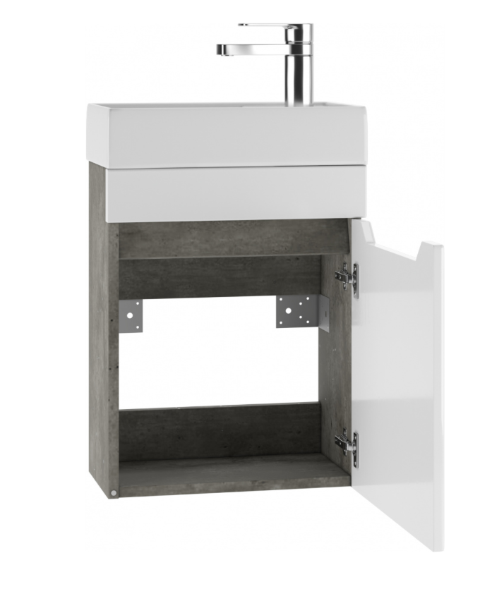 Тумба подвесная под умывальник Енисей 40 Мечта без ящика АЙСБЕРГ DM2308T